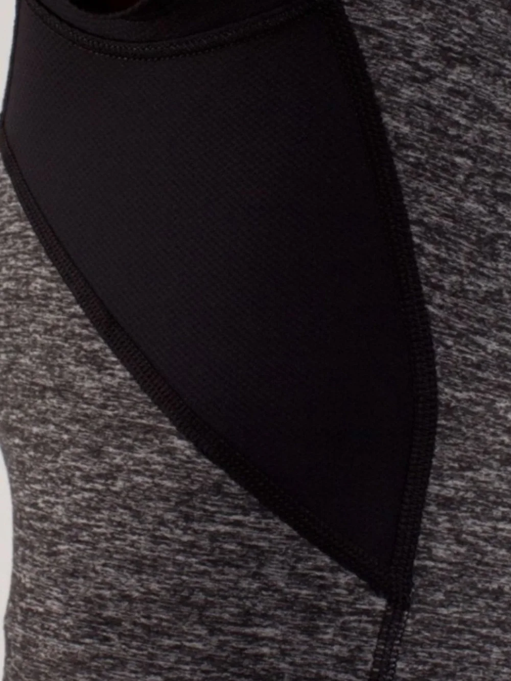 LululemonRun Softly Gray and Black Moisture wicking fabric size small T-shirt.